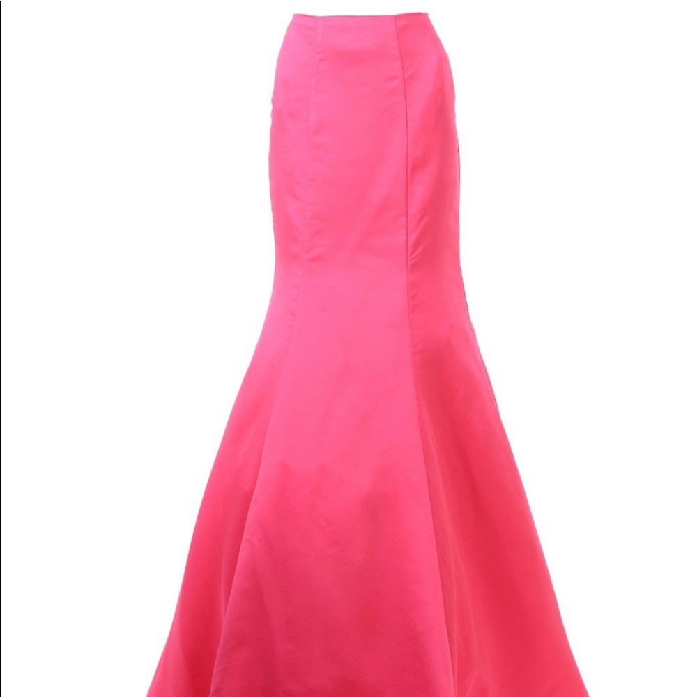pink and white sequin 2 piece mermaid prom dress - Picture 2 of 5